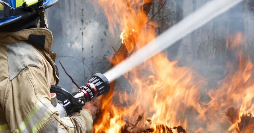 В Мантуровском районе ликвидирован небольшой лесной пожар