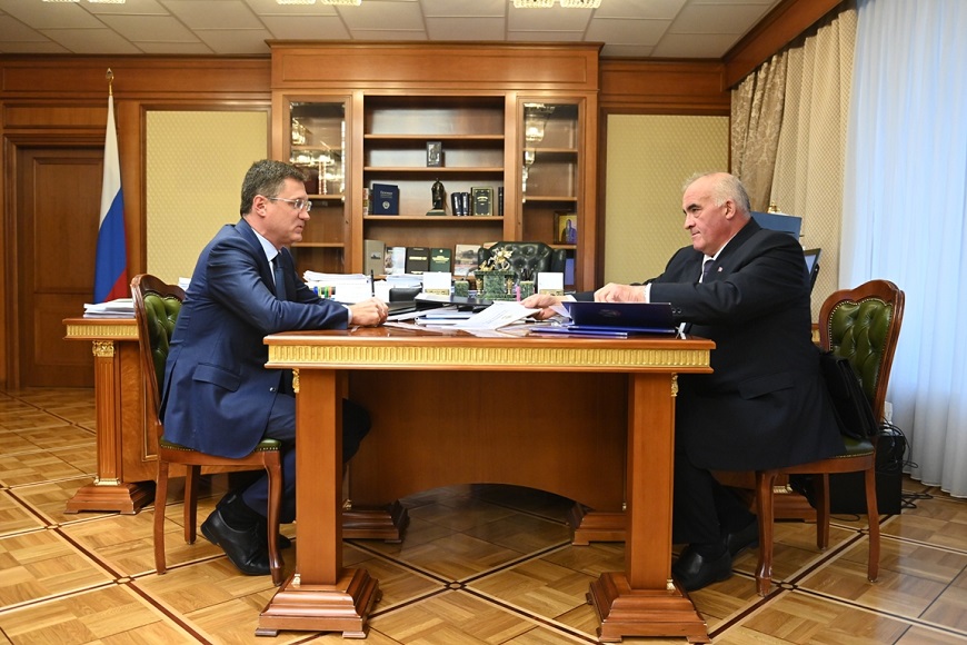 Сергей Ситников и Александр Новак обсудили перспективы дальнейшей газификации Костромской области