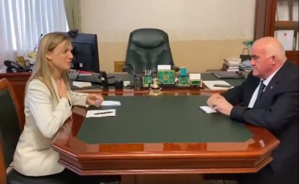 Губернатор Сергей Ситников провёл рабочую встречу с депутатом Госдумы РФ Юлией Дрожжиной