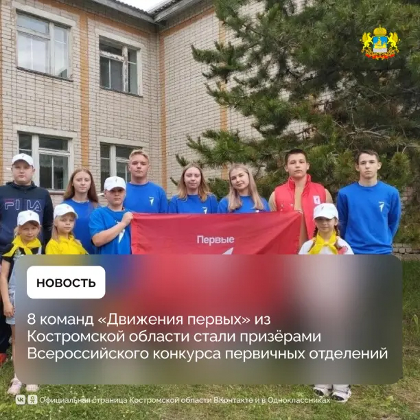 Костромские отделения «Движение первых» вошли в число лучших в стране